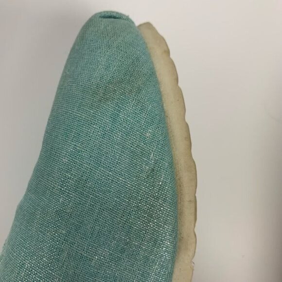 Esprit Lemon Toso shimmer Slip On Canvas Shoe Sz 7.5 - Picture 5 of 13